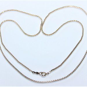 1/20 12K GOLD PLATED 25" CHAIN